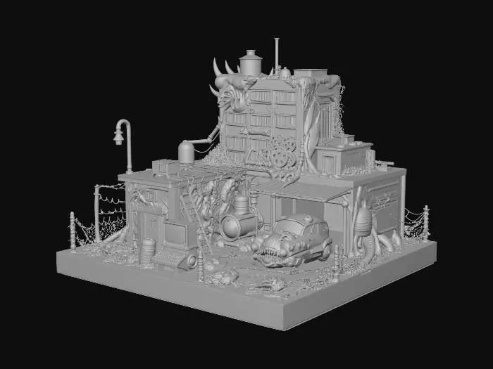 3D model for Automaton Factory  X