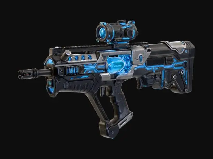 3D model for Futuristic Plasma Rifle-Y-C-X