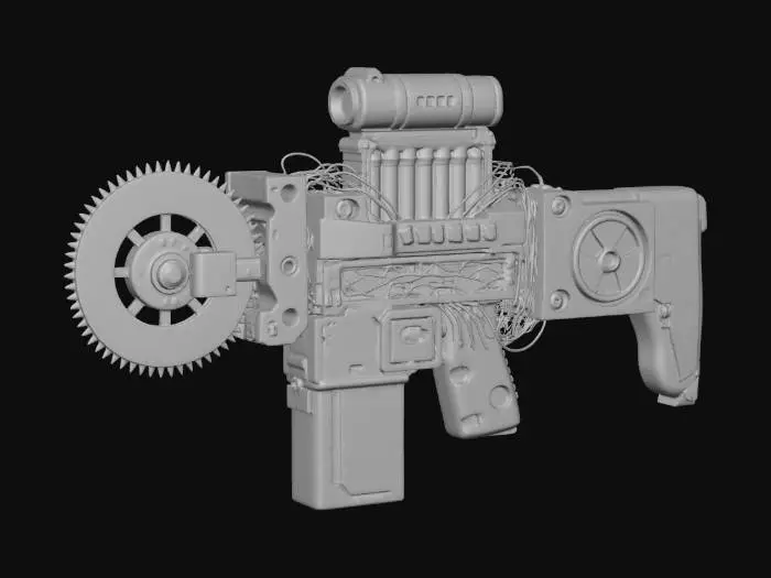 3D model for Tesla Power Saw Gun X