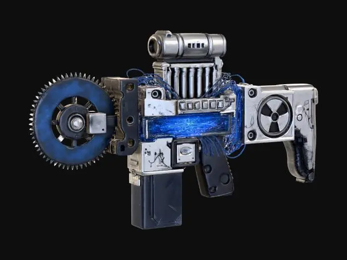 3D model for Tesla Power Saw Gun X