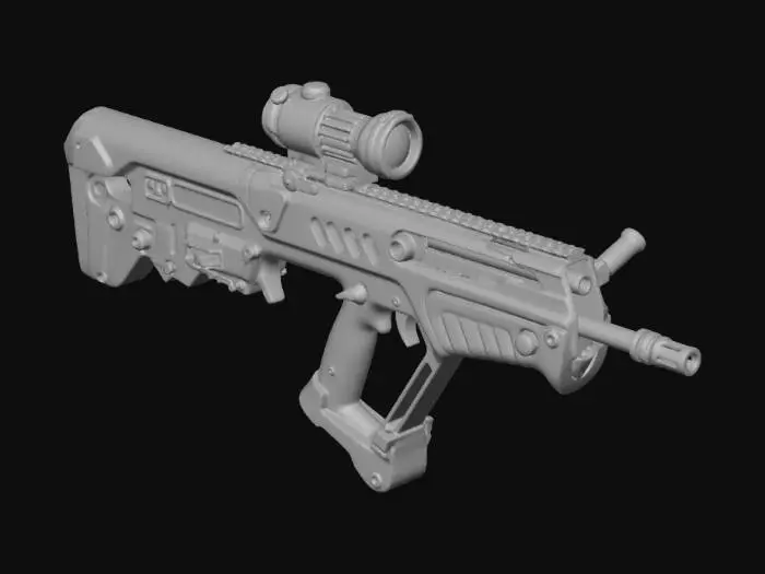 3D model for Tactical Bullpup Rifle X