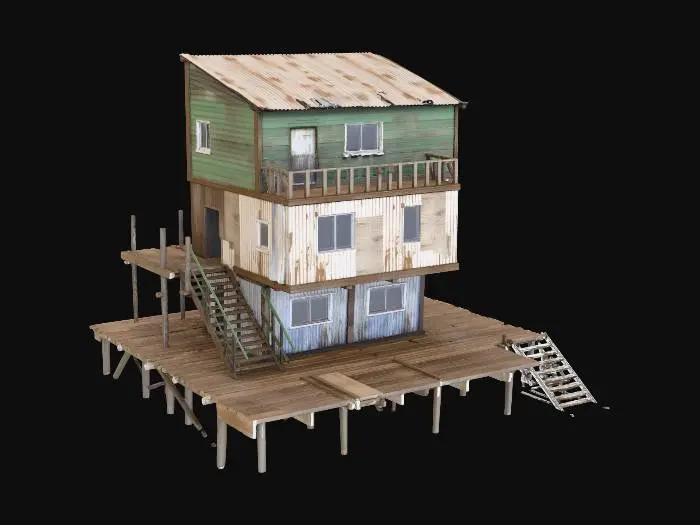 3D model for Shanty Dwelling