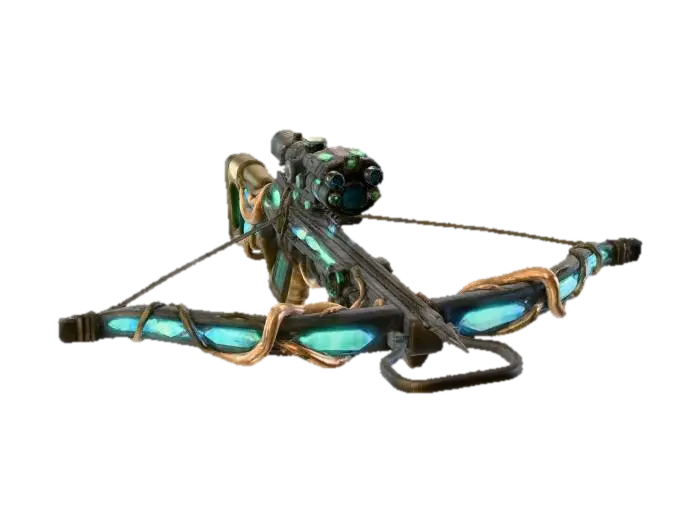 Neon Crossbow X - Ranged 3D model, vytvořený pomocí AI