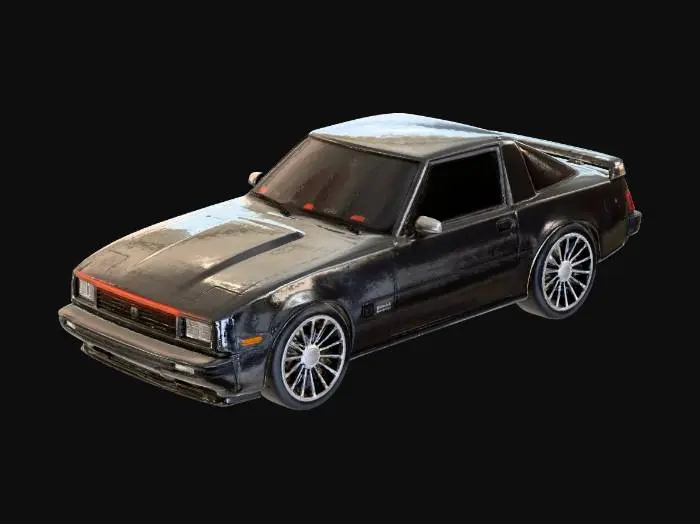 3D model for Knight Rider X 80s