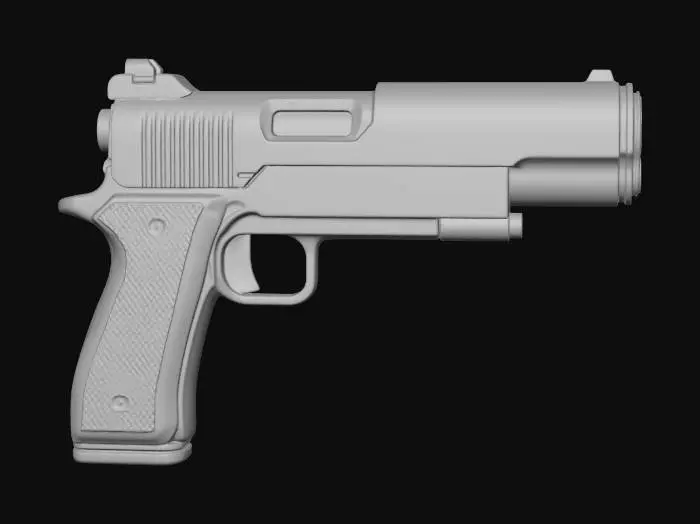 3D model for Neon Pulse Pistol X