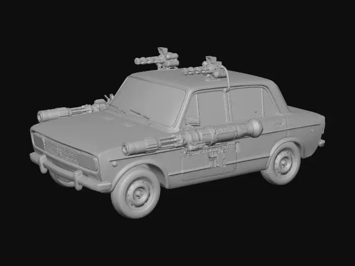 3D model for Neon Rust Raider X