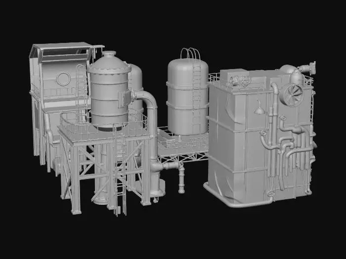 3D model for Rusted Foundry Comple.X
