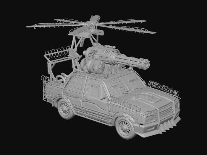 3D model for Skyblade Siege Truck X