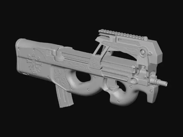 3D model for Crimson Sigil P90-X