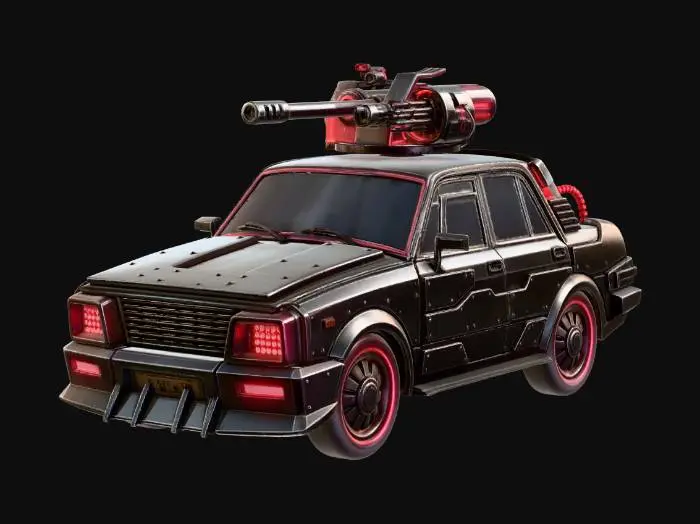 3D model for Crimson Siege Cruiser X