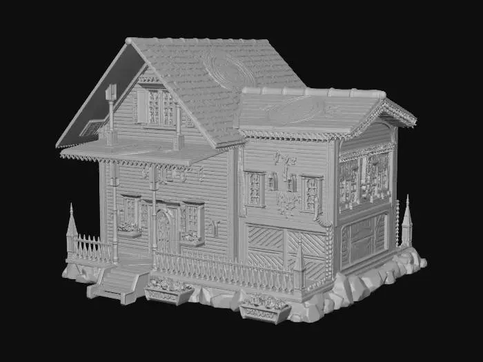 3D model for Crimson Runic Manor X