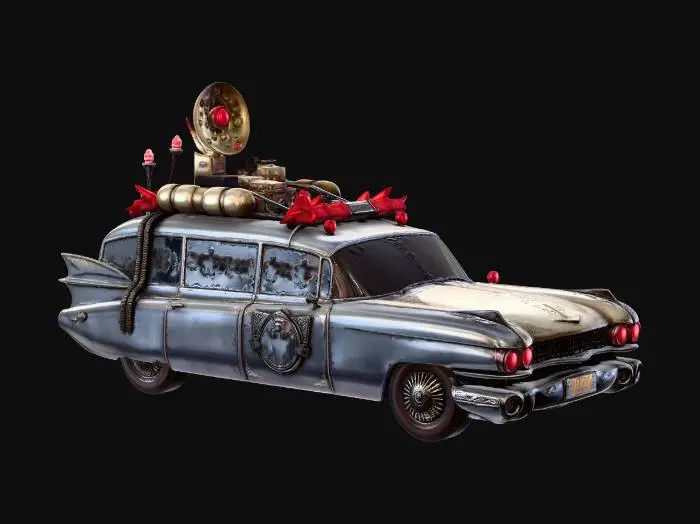 3D model for Arcane Ecto-1 Roadster X