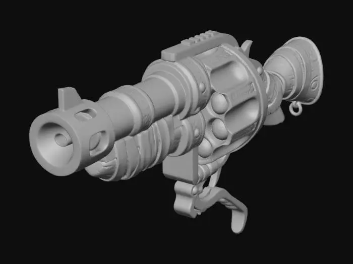 3D model for Crimson Arc Cannon X