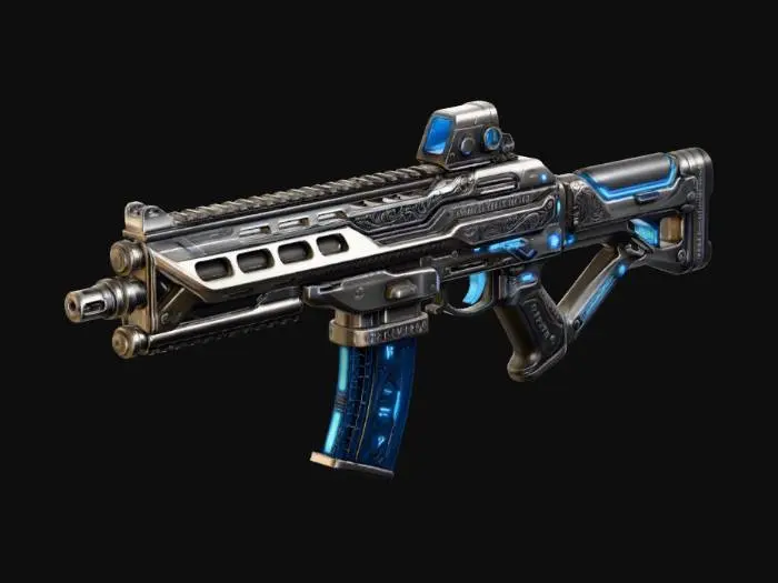 3D model for Azure Arc Assault Rifle X