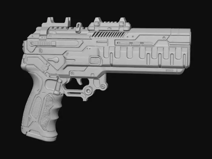 3D model for Vanguard Railpistol X