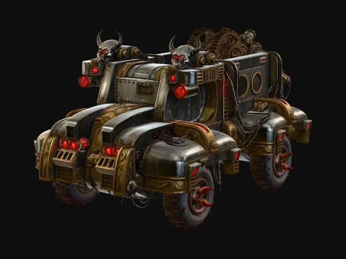 3D model for Horned Iron Juggernaut X