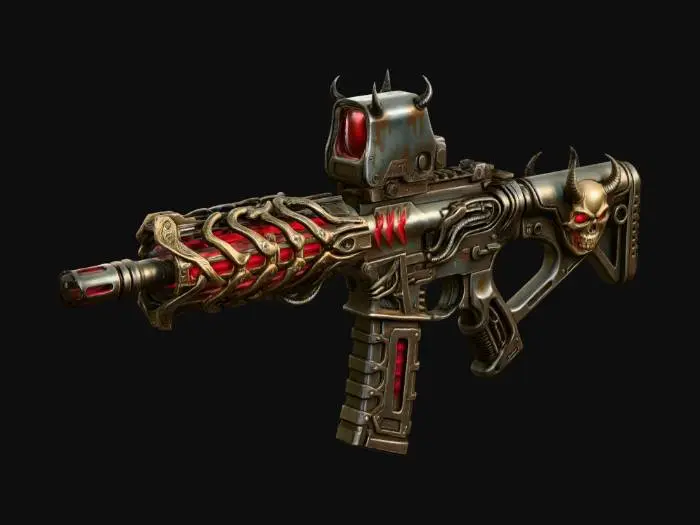 3D model for Skullforge Inferno Cannon Y