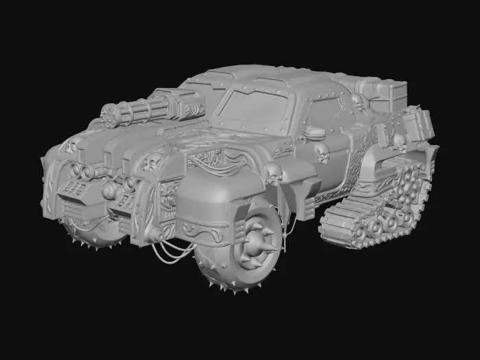 3D model for Crimson Skullsteel Juggernaut X