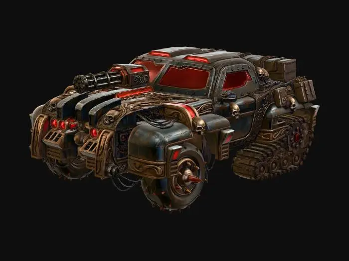 3D model for Crimson Skullsteel Juggernaut X