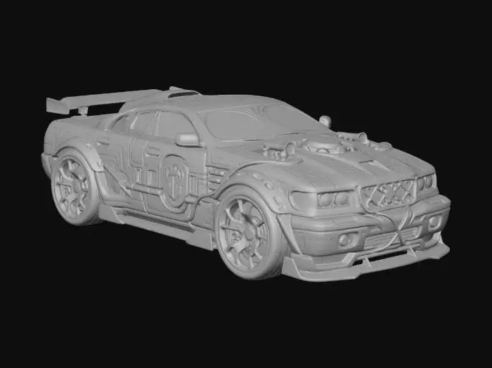 3D model for Bronze Clockwork Racer X