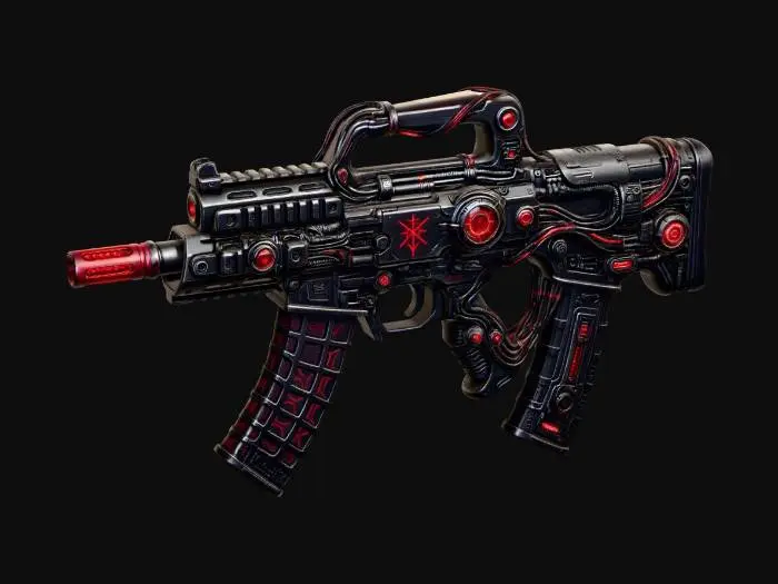 3D model for Crimson Circuit Enforcer X