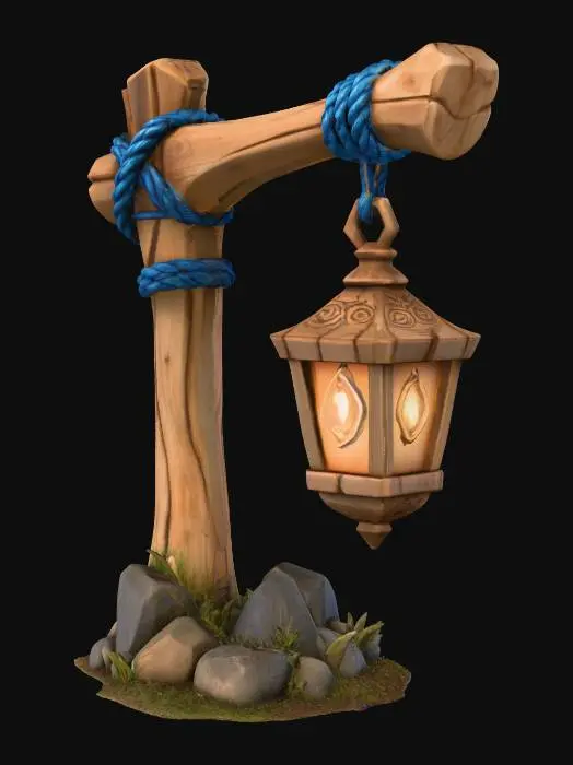 3D model for Lantern Post X-606