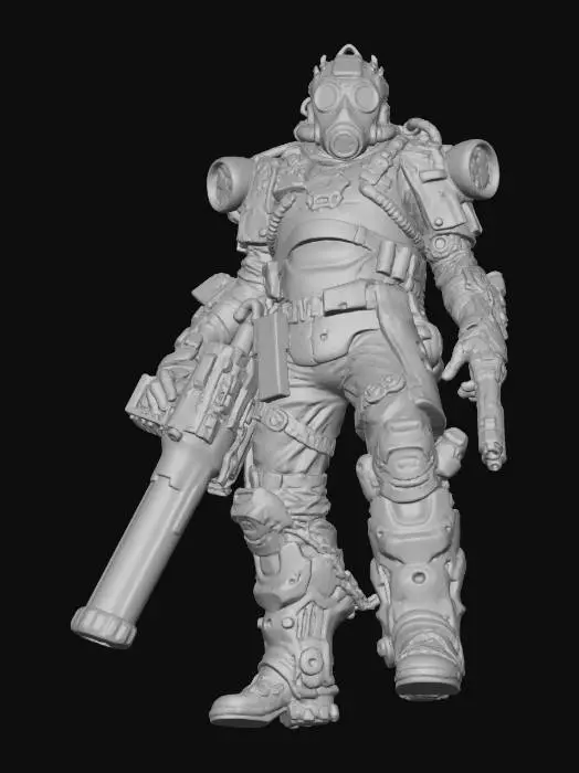 3D model for Radiant eXosoldier