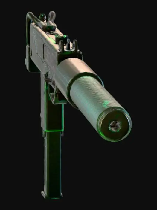 3D model for Silenced Uzi Vector