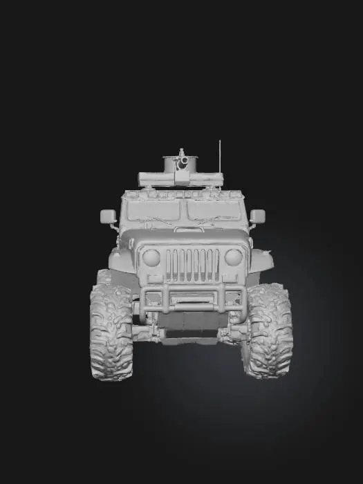 3D model for Armored Off-Roader