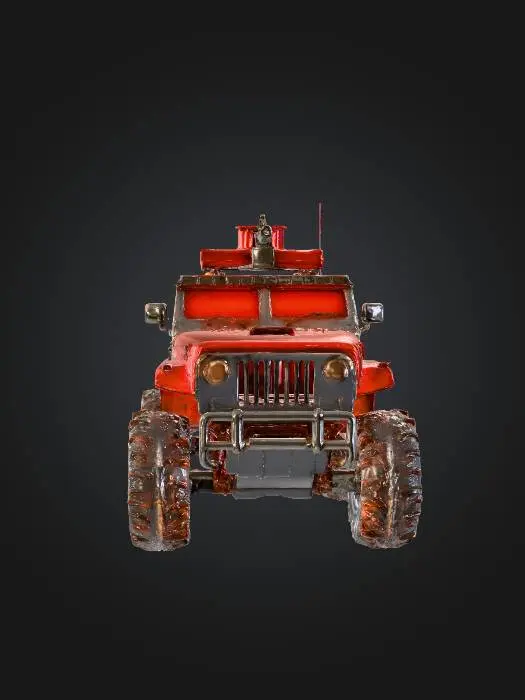3D model for Armored Off-Roader