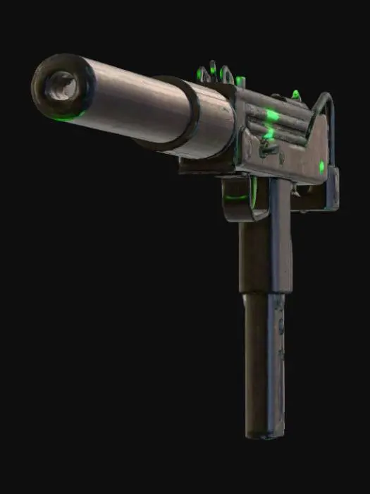 3D model for Silenced Uzi Vector