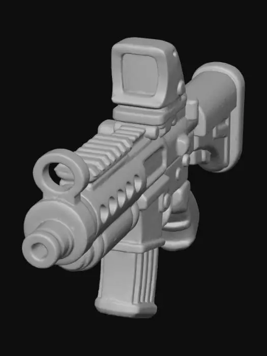 3D model for Colorful Cartoon Rifle