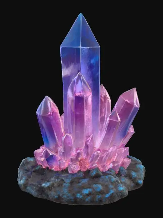3D model for Mystical Crystal Formation