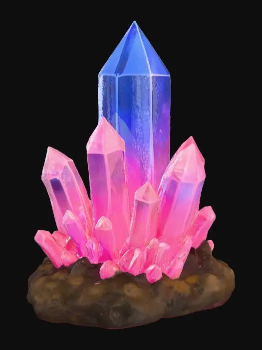 3D model for Mystical Crystal Formation