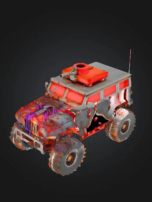 3D model for Armored Off-Roader