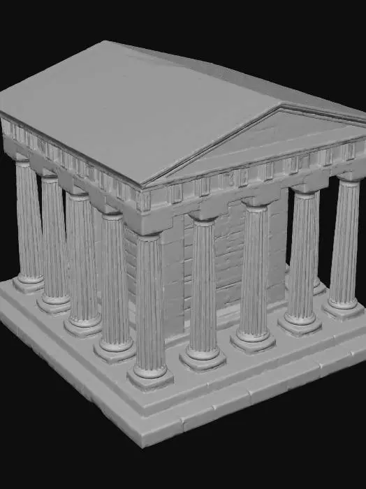 3D model for Ancient Columns Structure