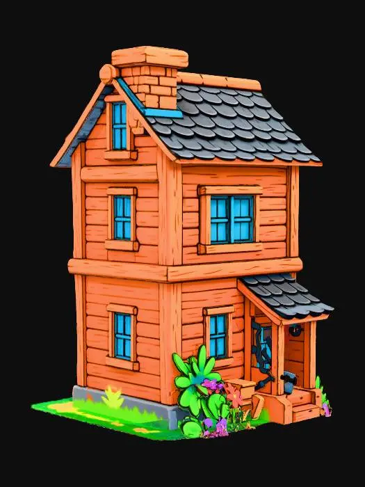 3D model for Cozy Cottage