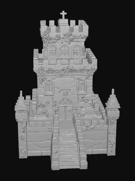 3D model for Ivied Fortress