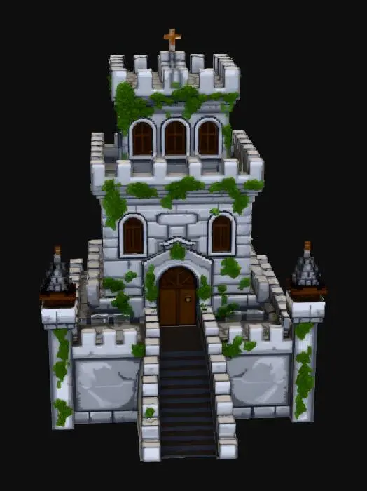 3D model for Ivied Fortress