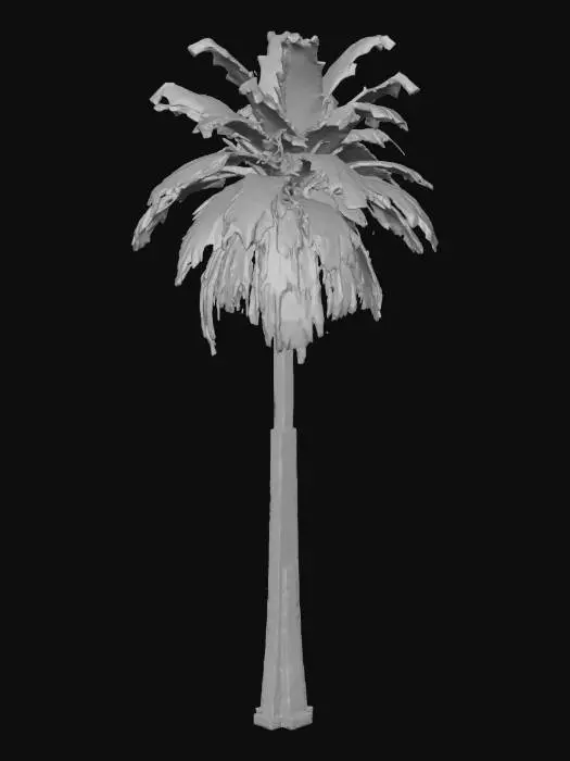 3D model for Pixel Palm Tree