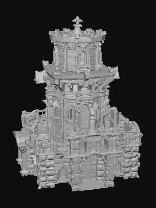 3D model for Darkstone Keep, #Thanksgiving#