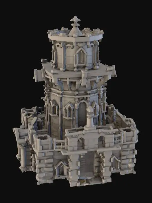 3D model for Darkstone Keep, #Thanksgiving#