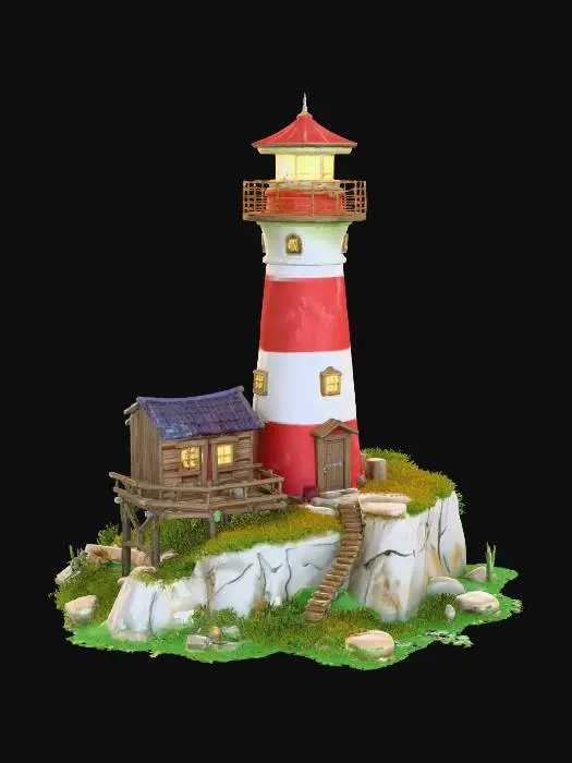 3D model for Beacon on the Rocks
