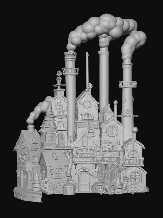 3D model for Enchanted Christmas Factory, #Christmas2025#