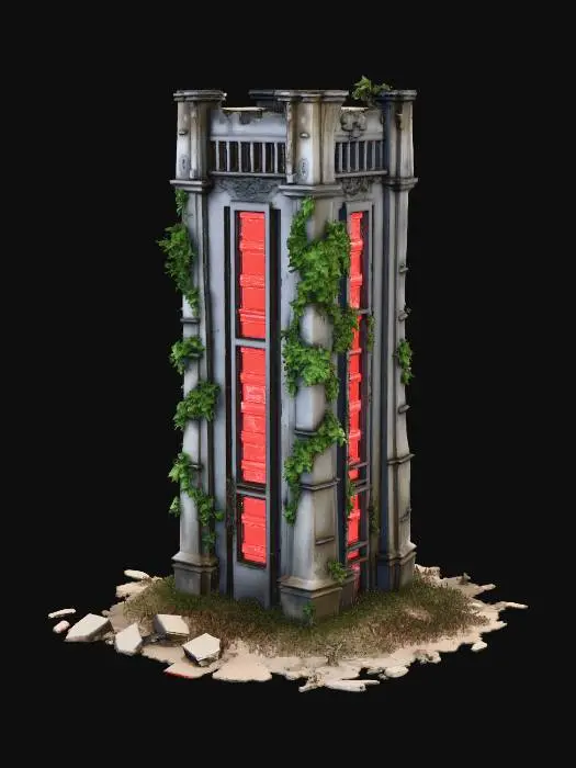 3D model for Overgrown Obelisk X