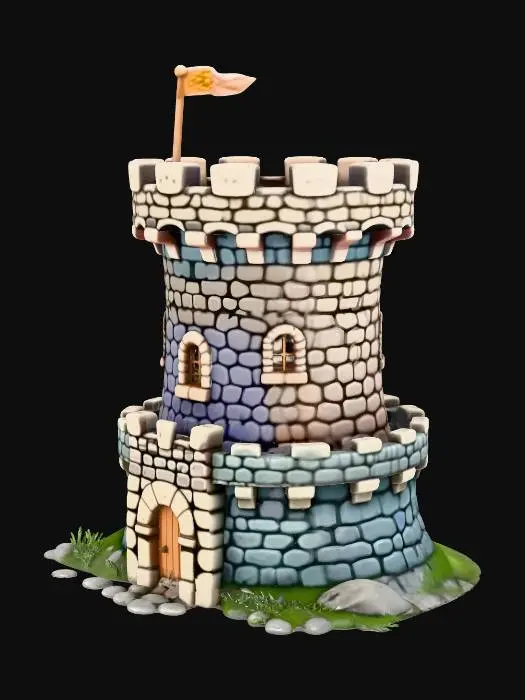 3D model for Stone Tower Fortification