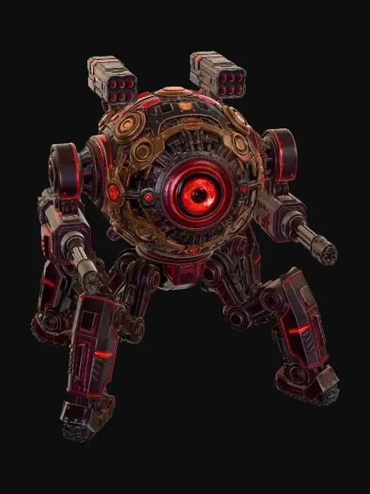3D model for Crimson Eye Juggernaut