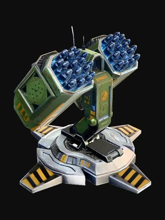 3D model for T19 Cluster Cannon X