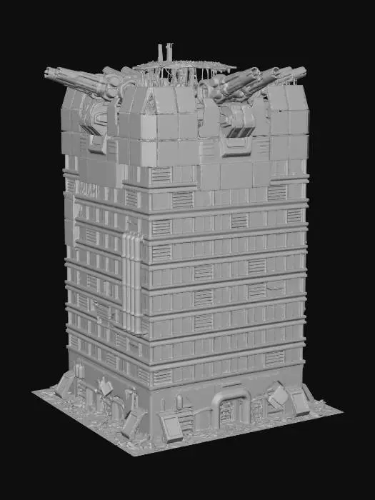3D model for Neon Citadel X
