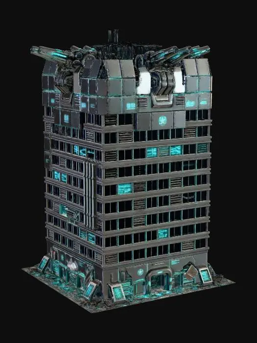 3D model for Neon Citadel X